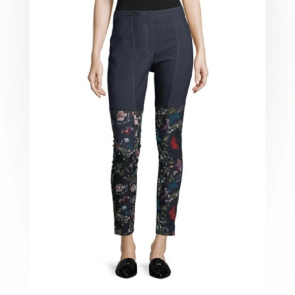 NWOT Cinq A Sept Eva-Marie Skinny-Leg Denim Pants - Picture 2 of 10